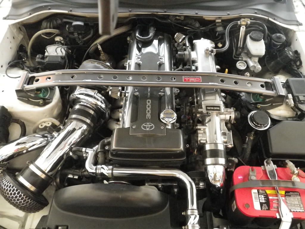 DIY Modifying TRD Strut Tower Bar to fit the Tein EDFC Kit Supra Forums